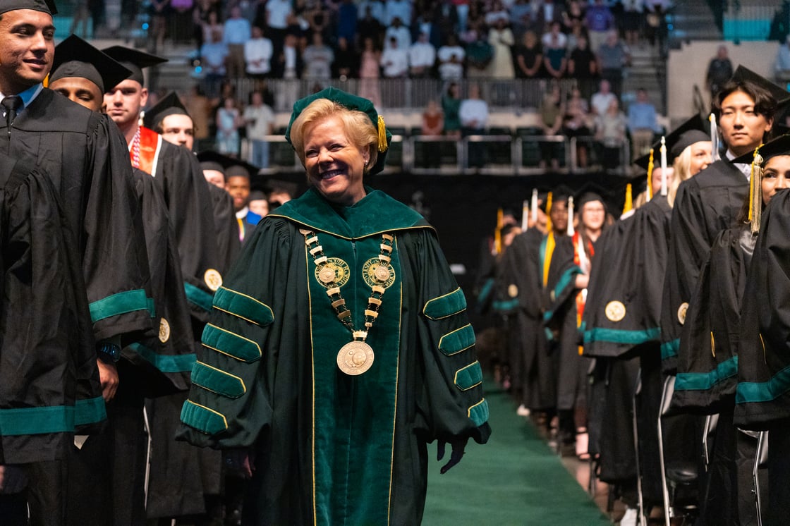 President Law at commencement