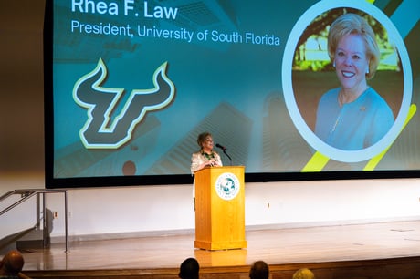  President Law speaks to Hillsborough County teachers