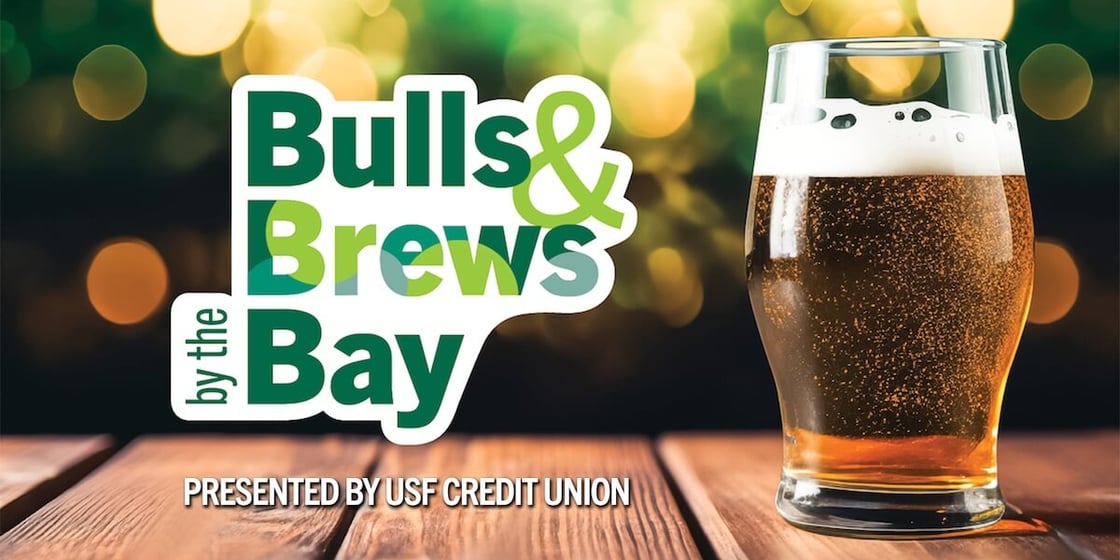 Bulls & Brews by the Bay. Presented by USF Credit Union.