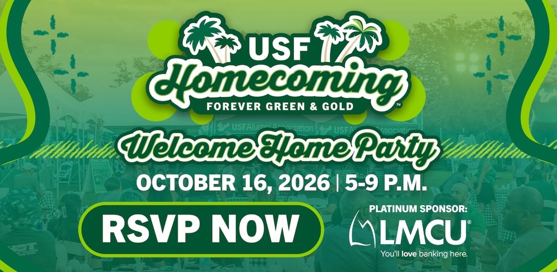 USF Homecoming: Welcome Home Party - Oct. 16, 5-9 p.m.
