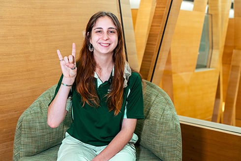 May Birch, second-year international studies major