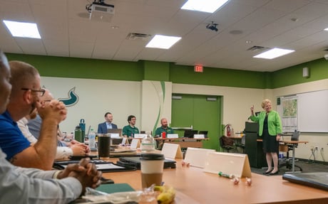 President Law speaks to emergency managers