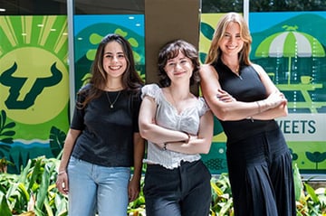 Student artists who created campus murals