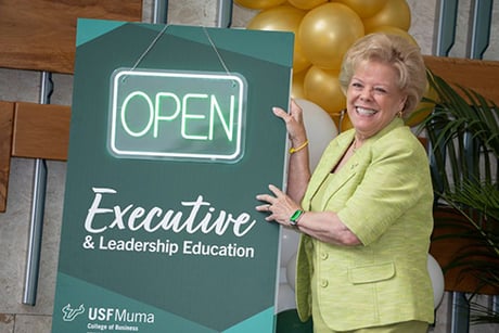 President Law opens the Center for Executive and Leadership Education
