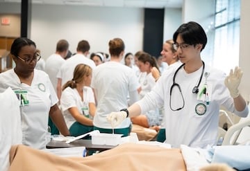 Photo of nursing students