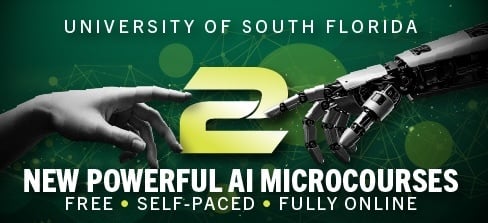 AI microcourses graphic